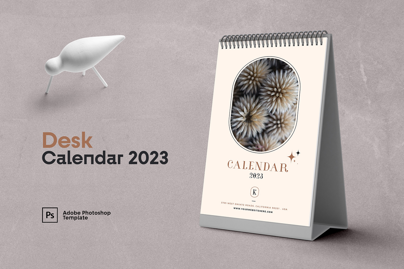 Advertising  brand identity desk calendar marketing   modern print 2023 calendar calendar 2023 desk calendar 2023 new year