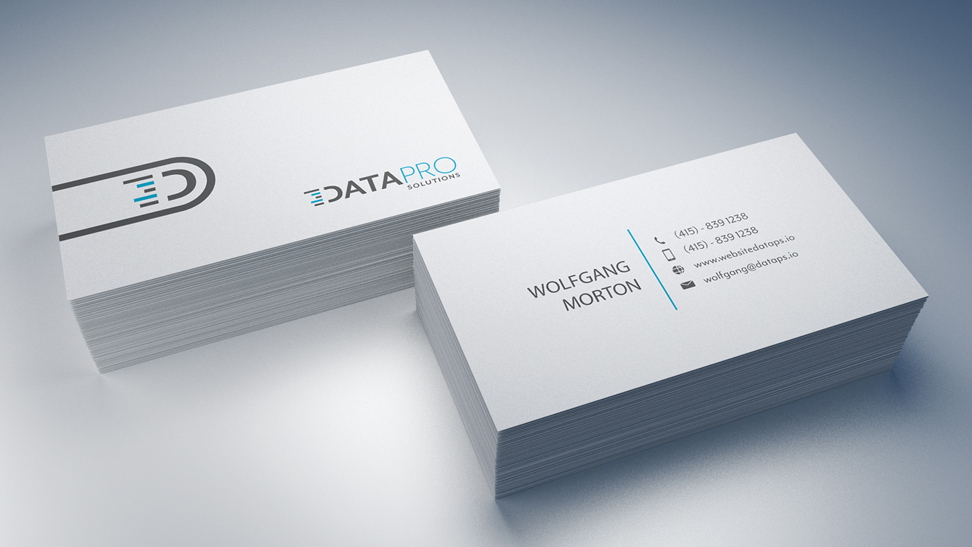 Modern Business Card minimalist Logo Design Business card design