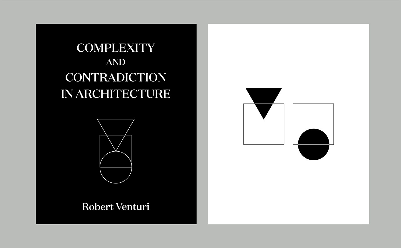 architecture robertventuri complexity poster graphic bookcover coverdesign shape line design