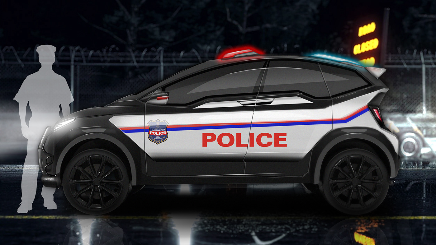 automotive   concept Patrol police Transportation Design Transsportation
