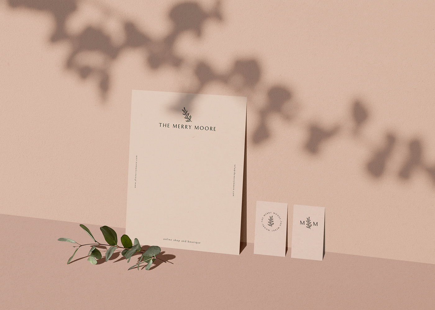 brand branding  logo feminine elegant flower handdrawn minimalist identity