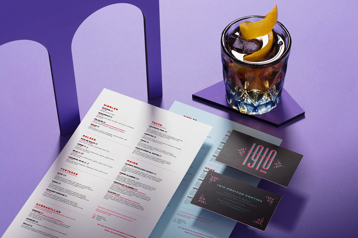 bar branding  cantina delivery graphicdesign menu Mexican pastelcolors restaurant stationary