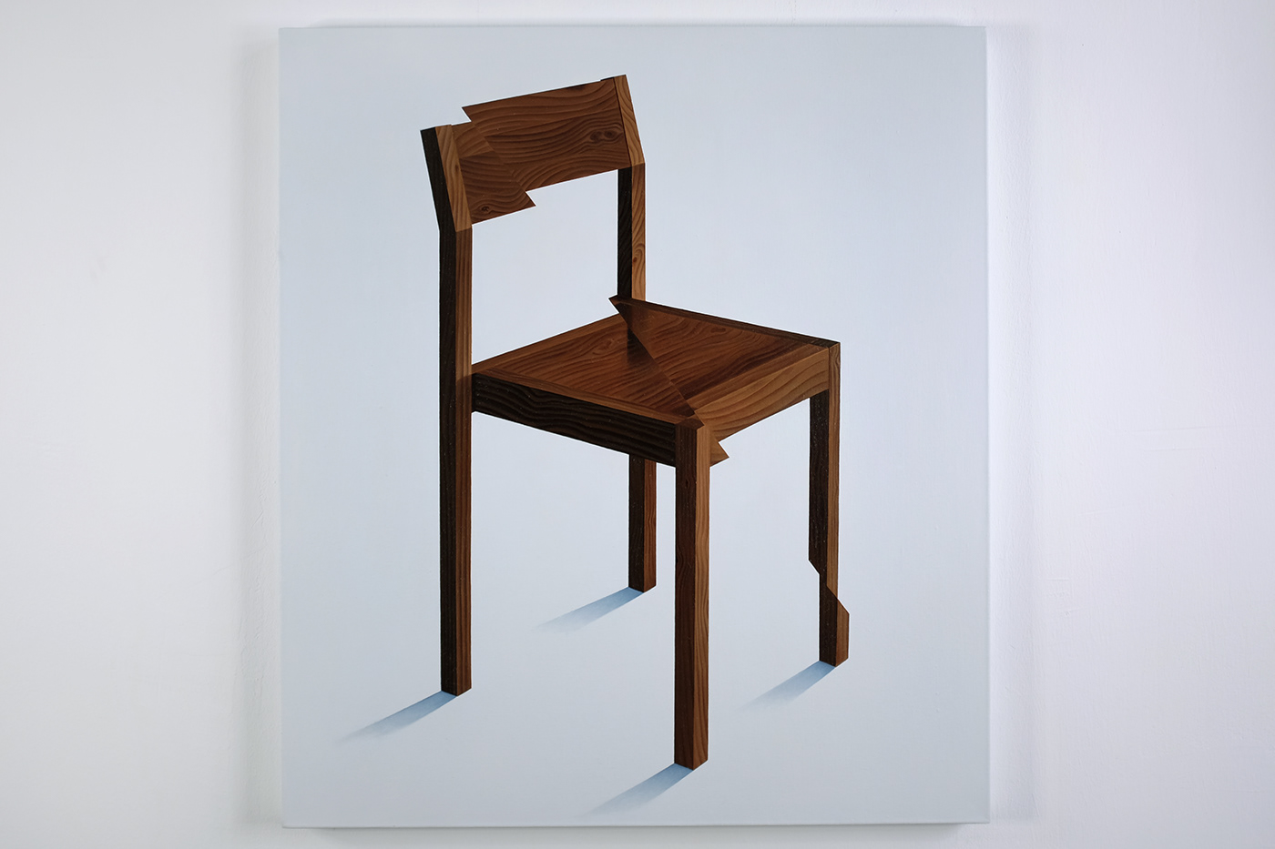 artwork brezinski canvas chair concept art oil Oil Painting painting   wood