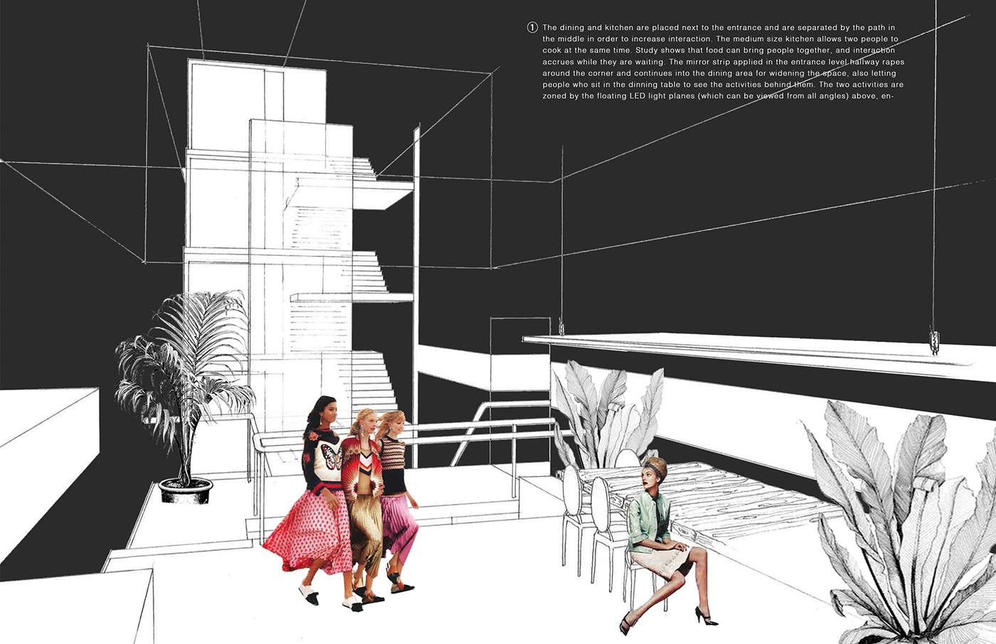 alley design Interior Architecture student project chicago granham foundation adaptive reuse