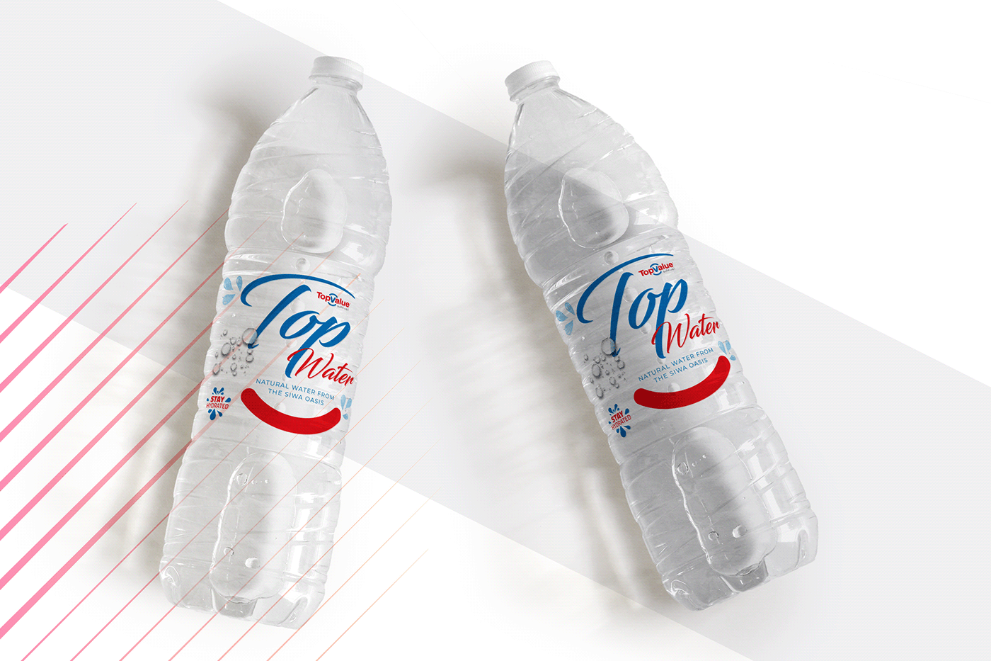 bottle Packaging brand identity Advertising  marketing   water Nature Label design water bottle design