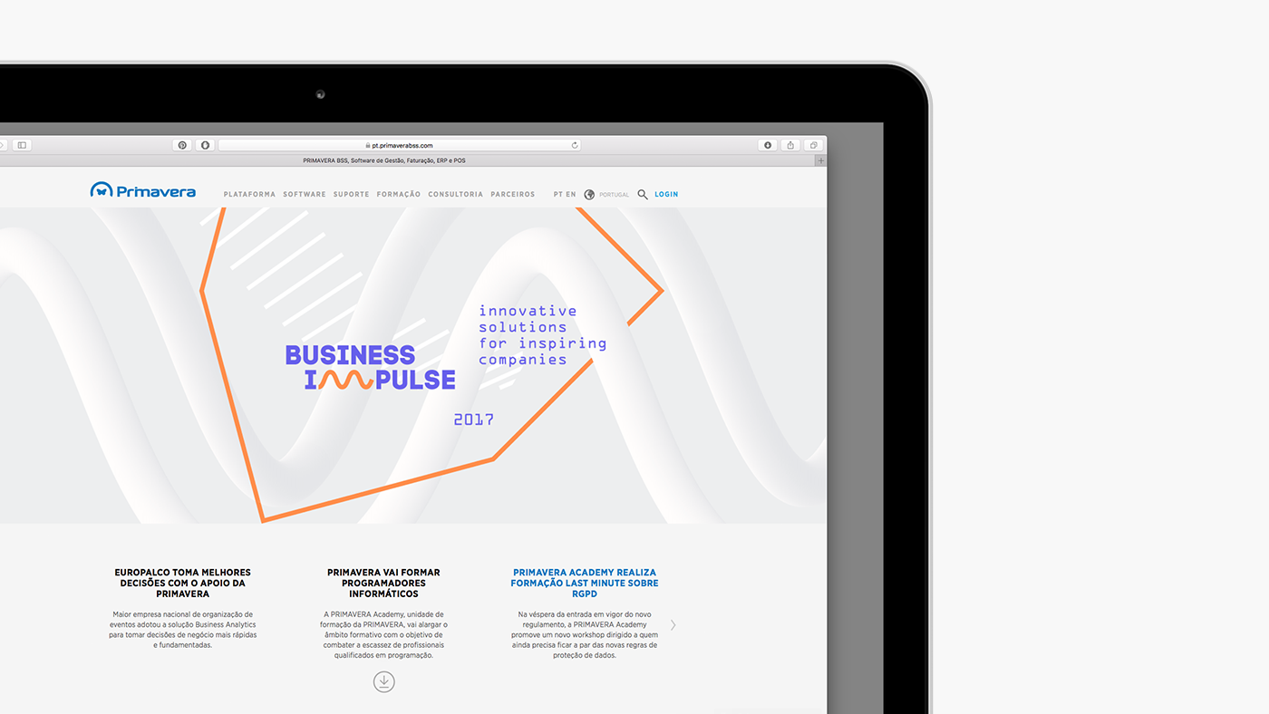 Event logo identity branding gradient gif motion Exhibition pantone primavera