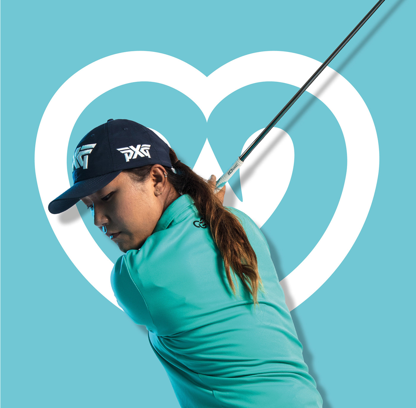 Lydia Ko golf logo branding  sport graphic design  Sports Design LPGA Icon