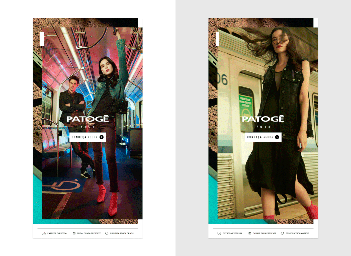 patogê JeansWear campaign FW18 graphic design  art direction  Fashion 