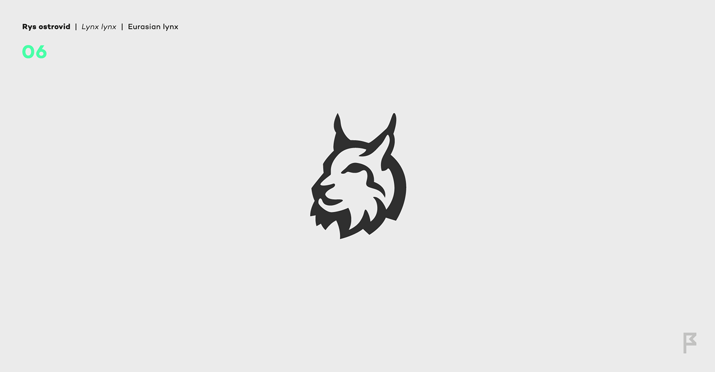 animal Collection design heads Icon logo Pack set Slovak slovakia