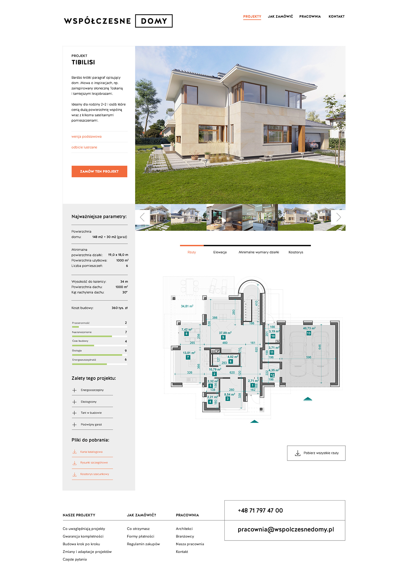 Layout Webdesign Website home