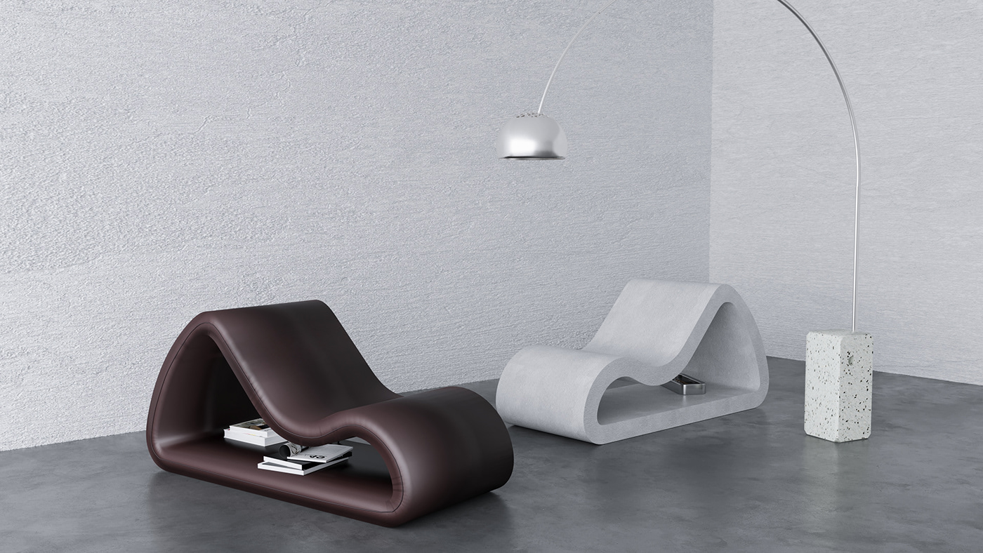 ramses lounge chair 
3dmodel&design
