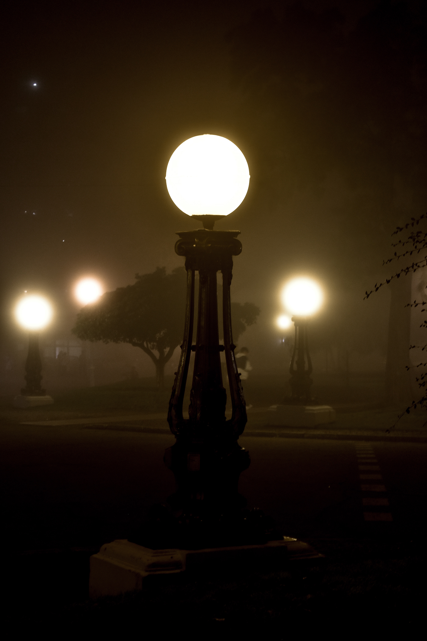 mist Urban aestethic dark night city street photography fog Street