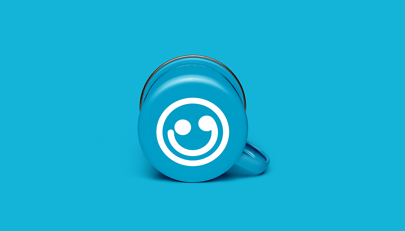graphic design  children help smile blue happy hugs