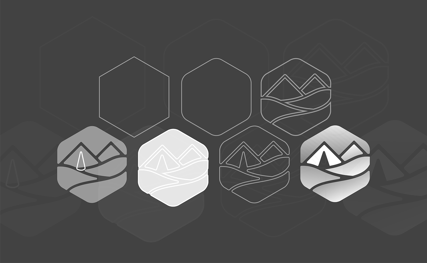 camping design gráfico identidade visual identity Logotipo marca mountains Portugal viseu vouzela