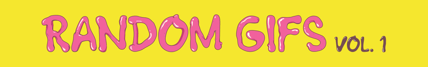 2D animation  framebyframe gif ILLUSTRATION  loop pink slime yellow gifs