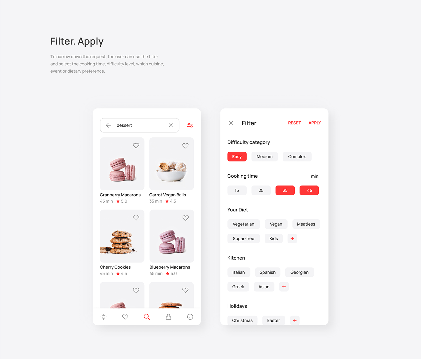app delivery app design app Mobile app recipe app design Food  mobile Web online app