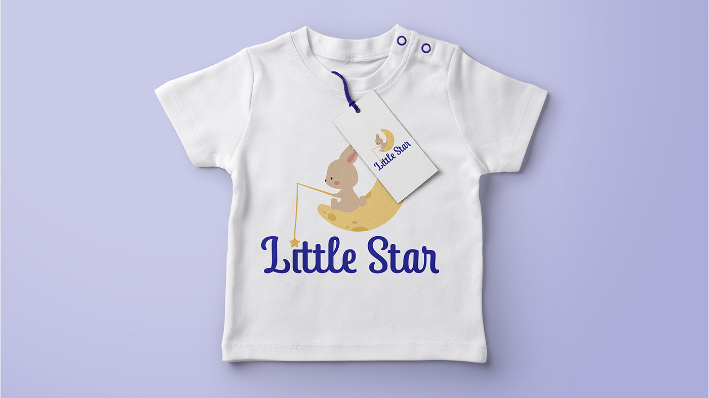 Baby Store branding  identity logo Logo Design айдентика брендинг логотип магазин детской одежды children's clothing