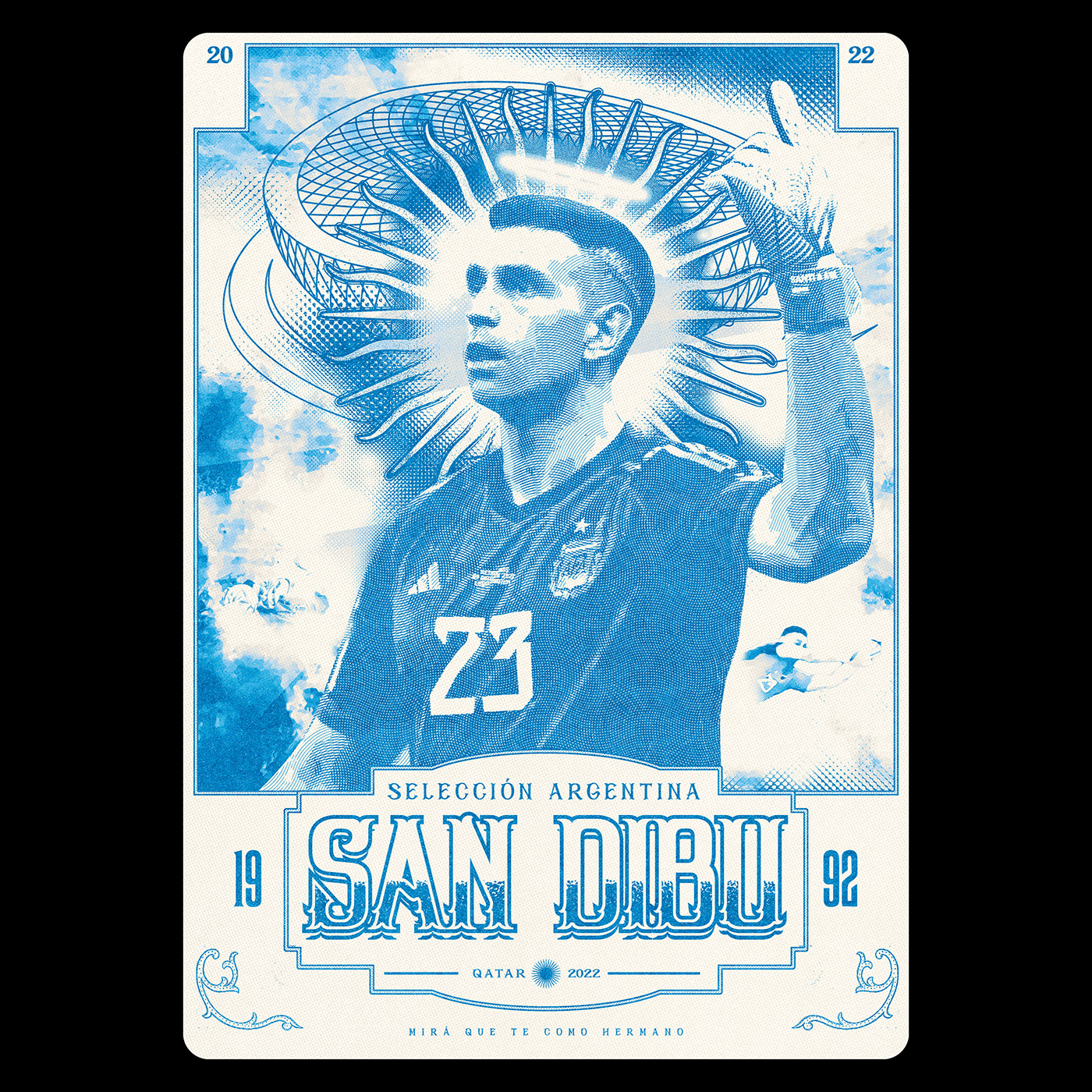Argentina football messi futbol argentino Poster Design PosterArt photoshop design football design Sports Design sports SCALONI
