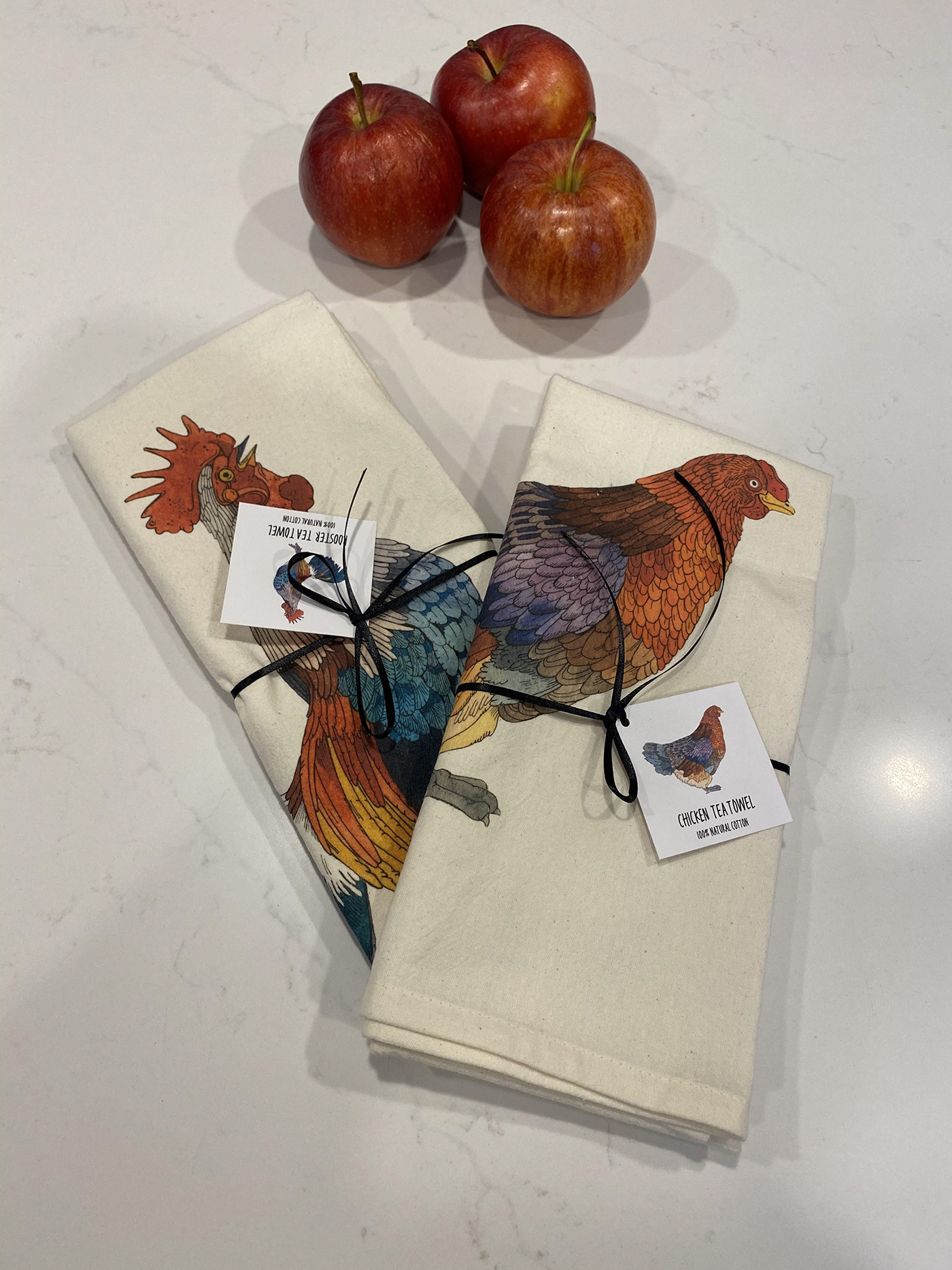 chicken kitchen towels Rooster TOWEL DESIGN 