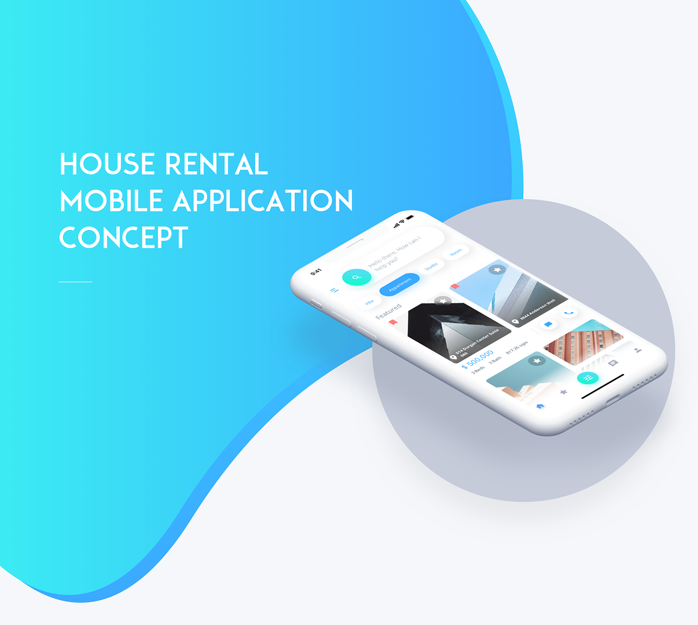UI ux mobile application ios rental interaction UX design