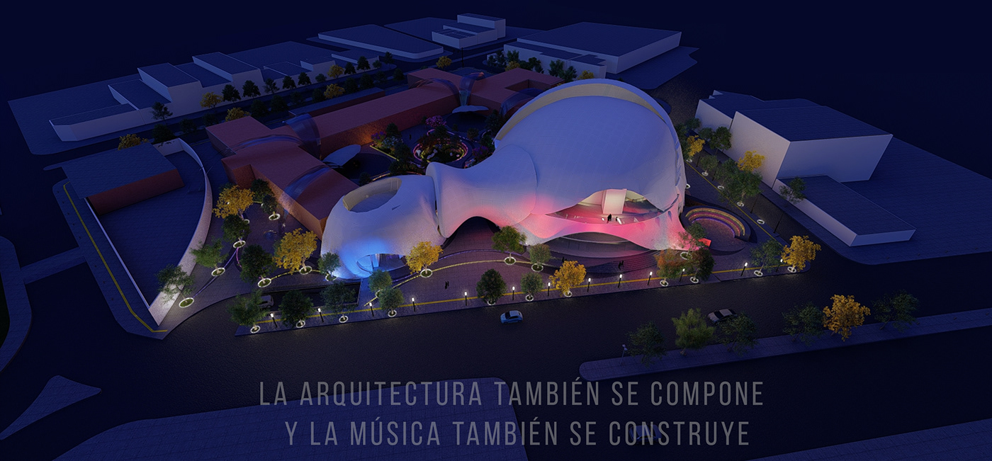 bogota centro cultural audiorama Sala de Conciertos arquitectura