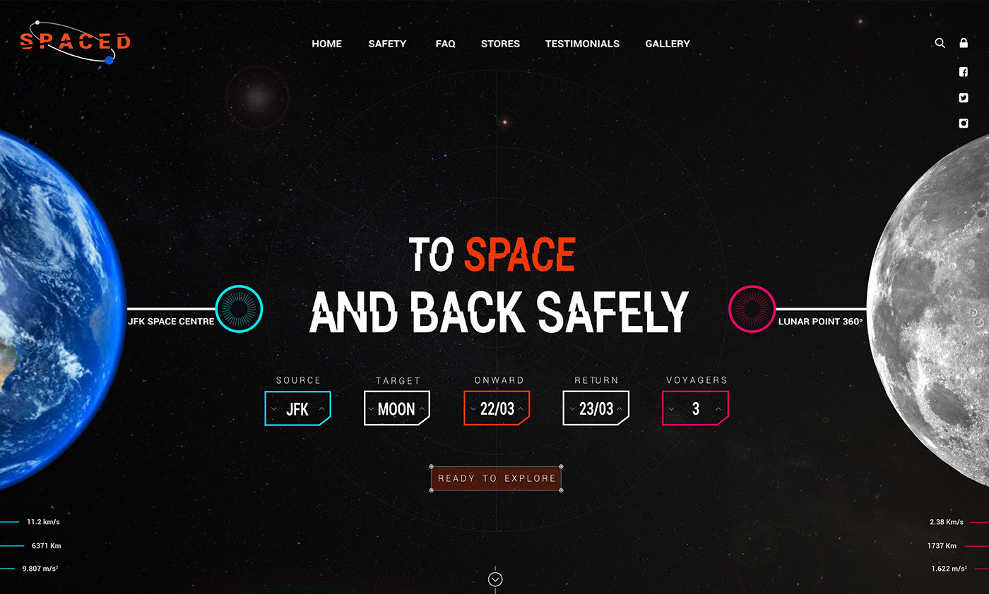 space a travel sign up