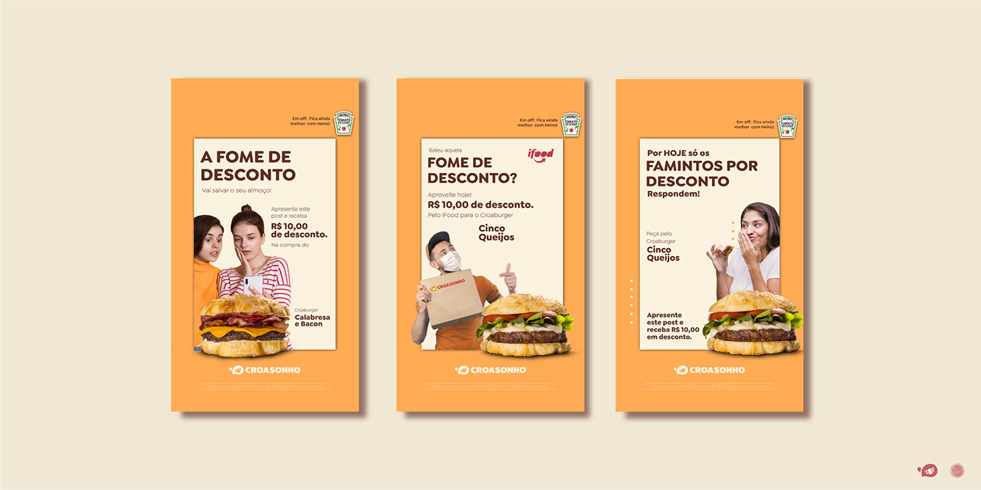 campain croasonho design expansion Fast food media social social media