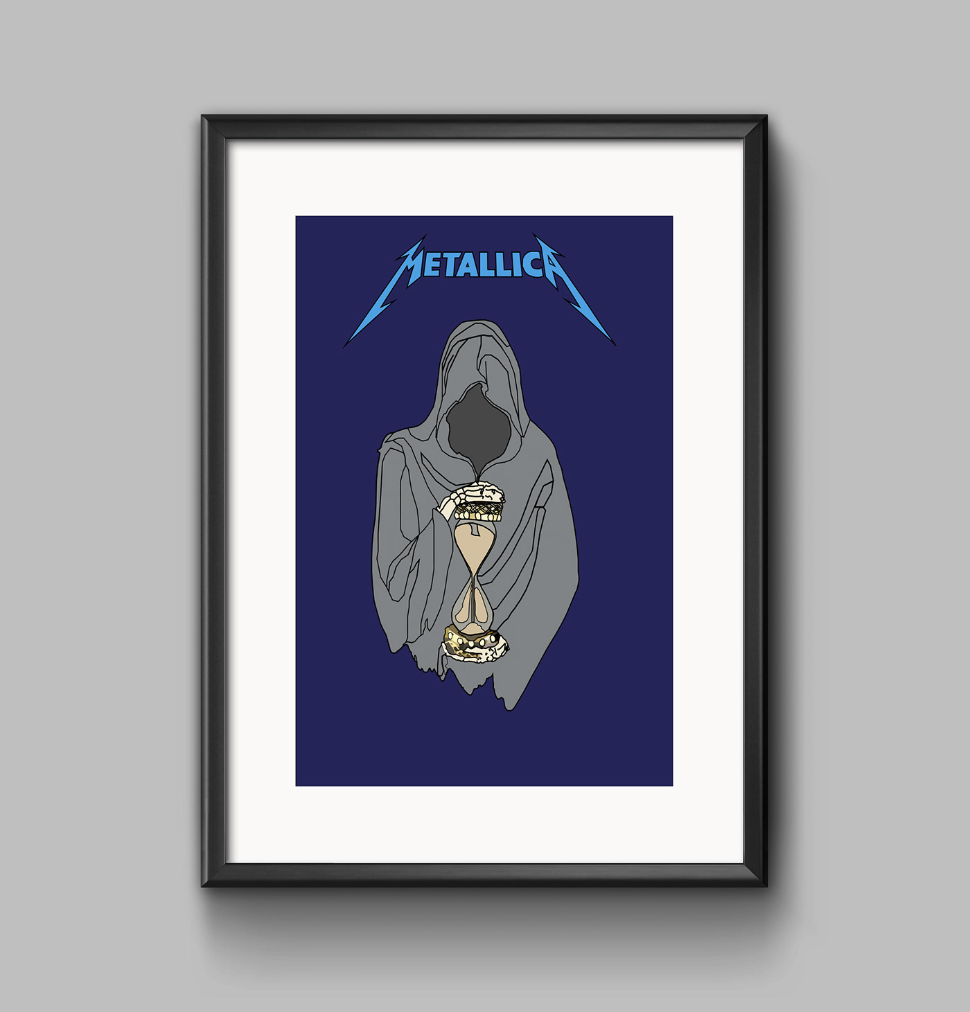 adobecreativecloud fanmade Illustrator Metallica poster