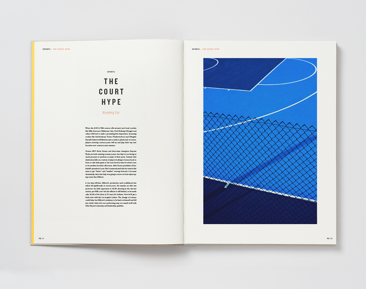 design Layout magazine editorial type minimal clean simple modern print