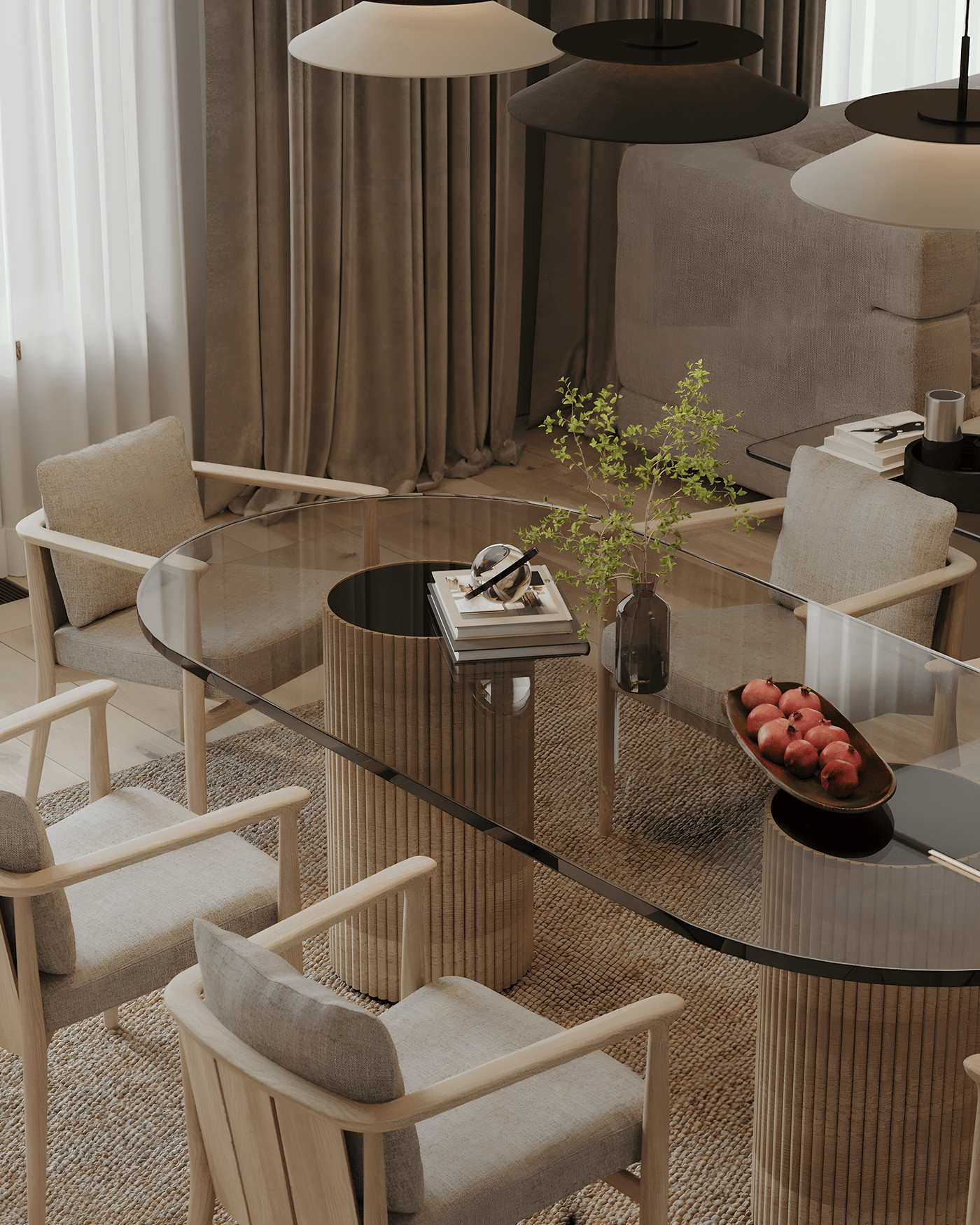 indoor design interior design  living room 3ds max Render architecture visualization CGI modern