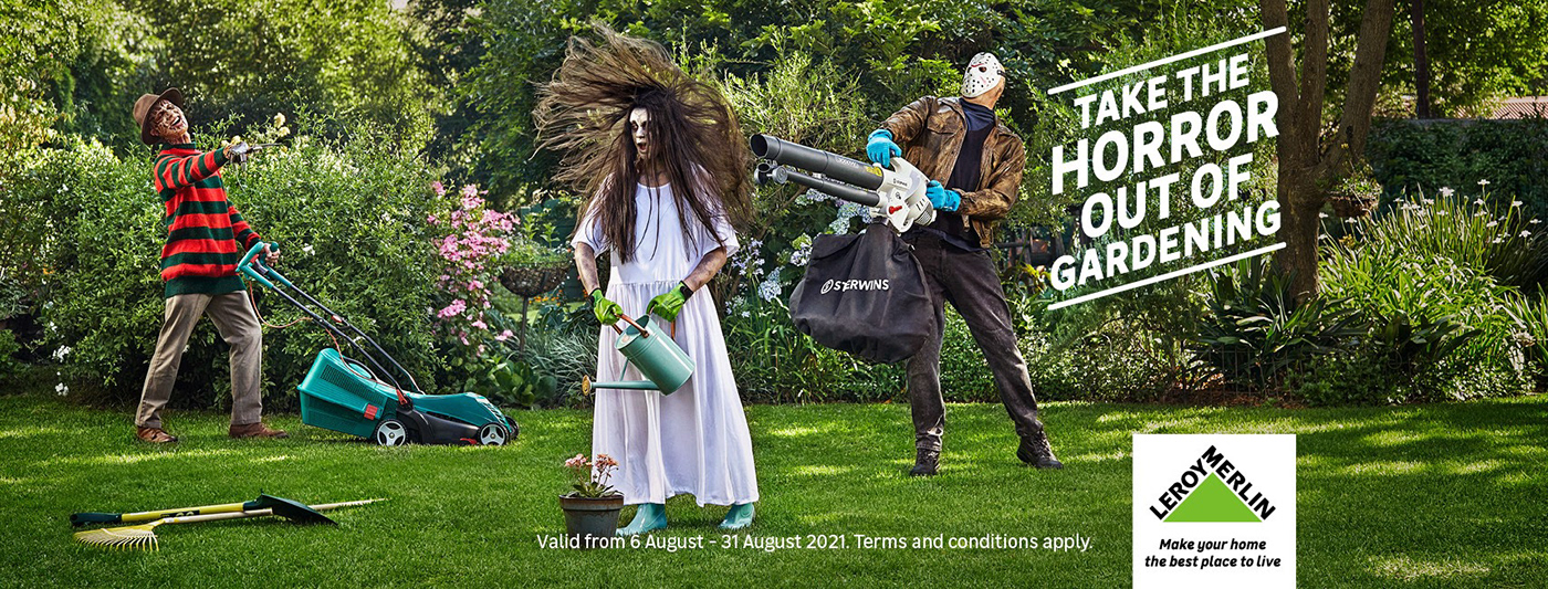 Advertising  Catalogue DIY gardening horror Photography  Retail