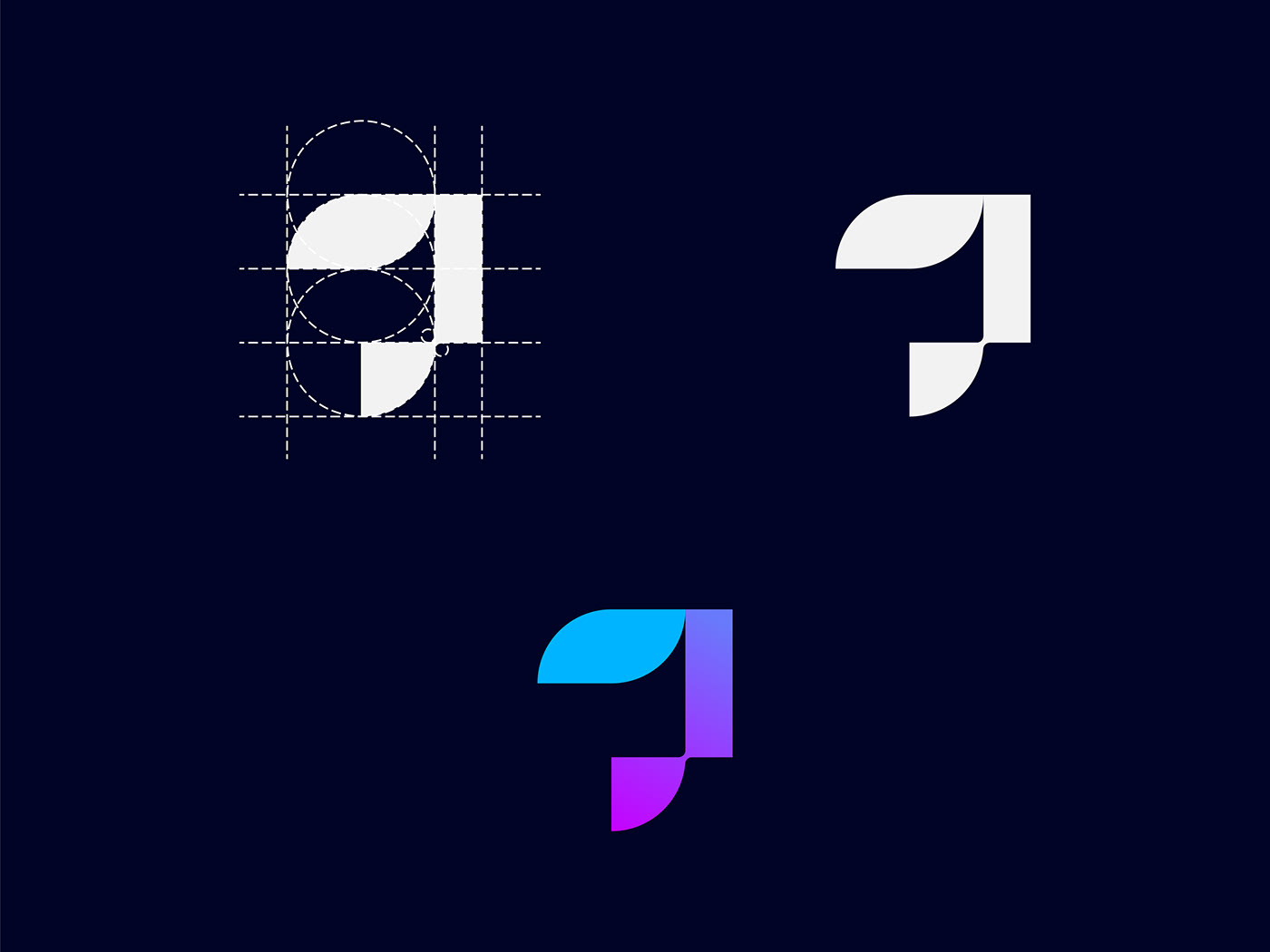 brand identity branding  futuristic geometric logo J Letter Logo j logo Modern Logo science Tech logo Technology