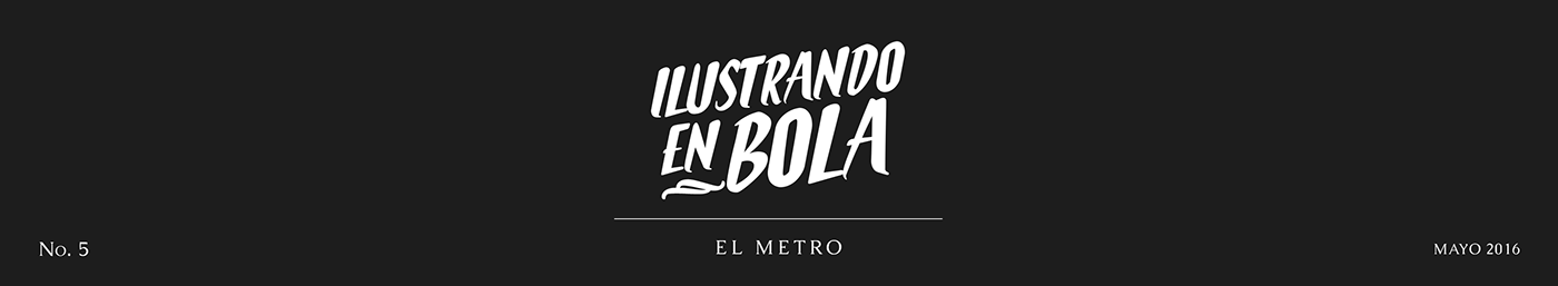 mexico metro art collab art challenge Collective  Ilustrando en bola mexico city subway Lance Wyman