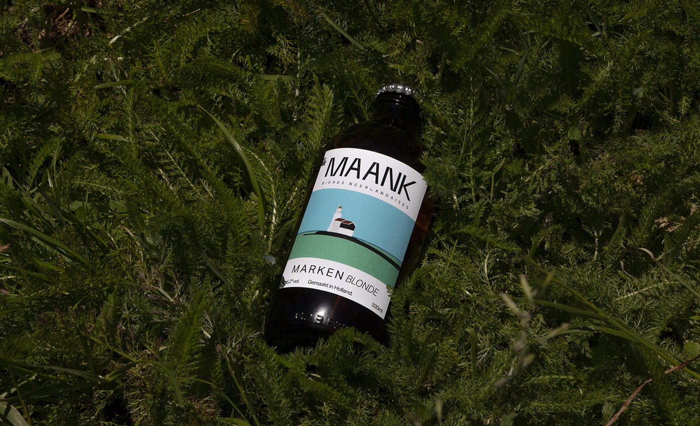 Maank Beer packaging design