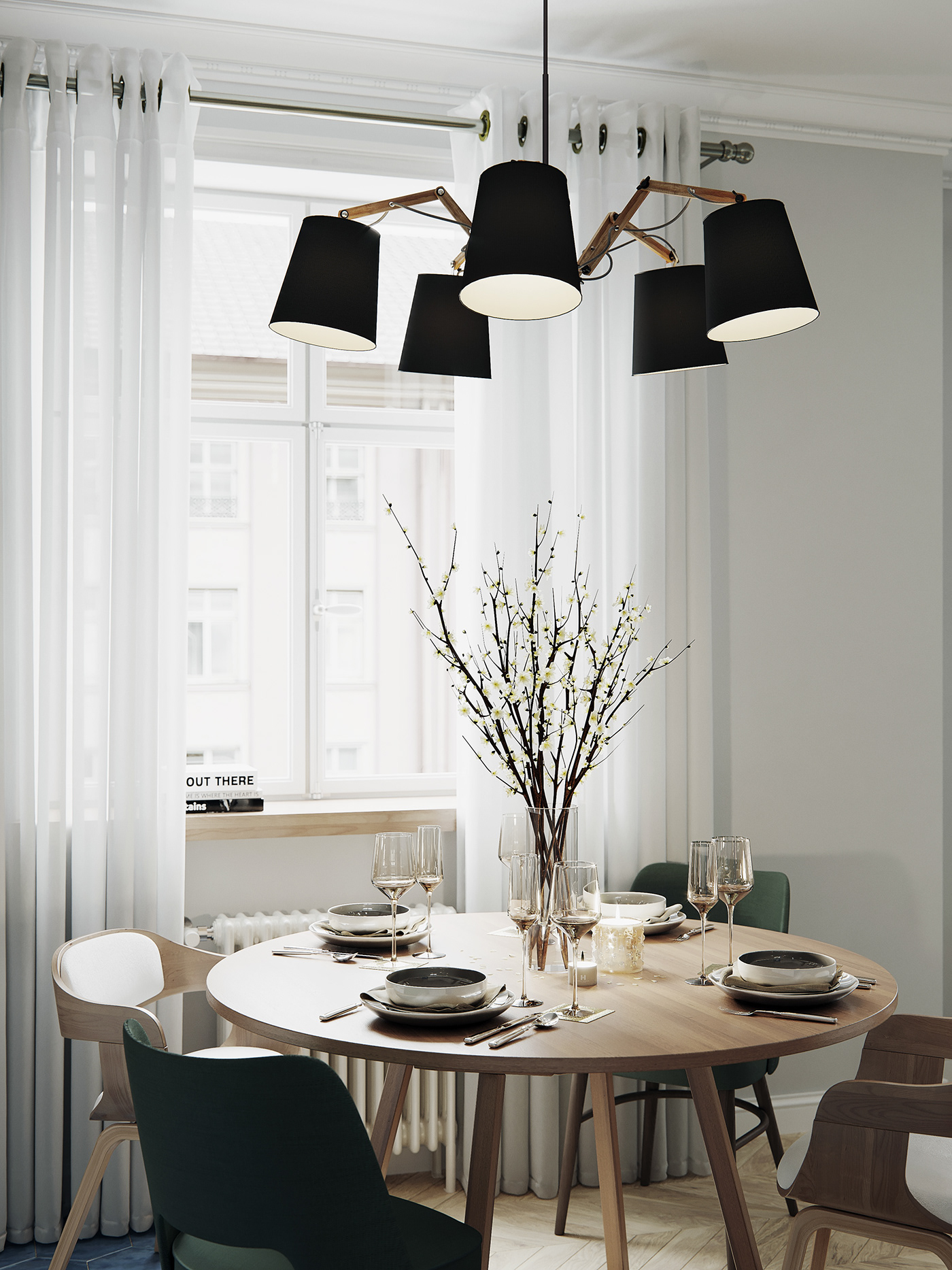 Scandinavian skandinavian interior Interior vizu corona renderer 3dsmax ganzha design design interior visualisation