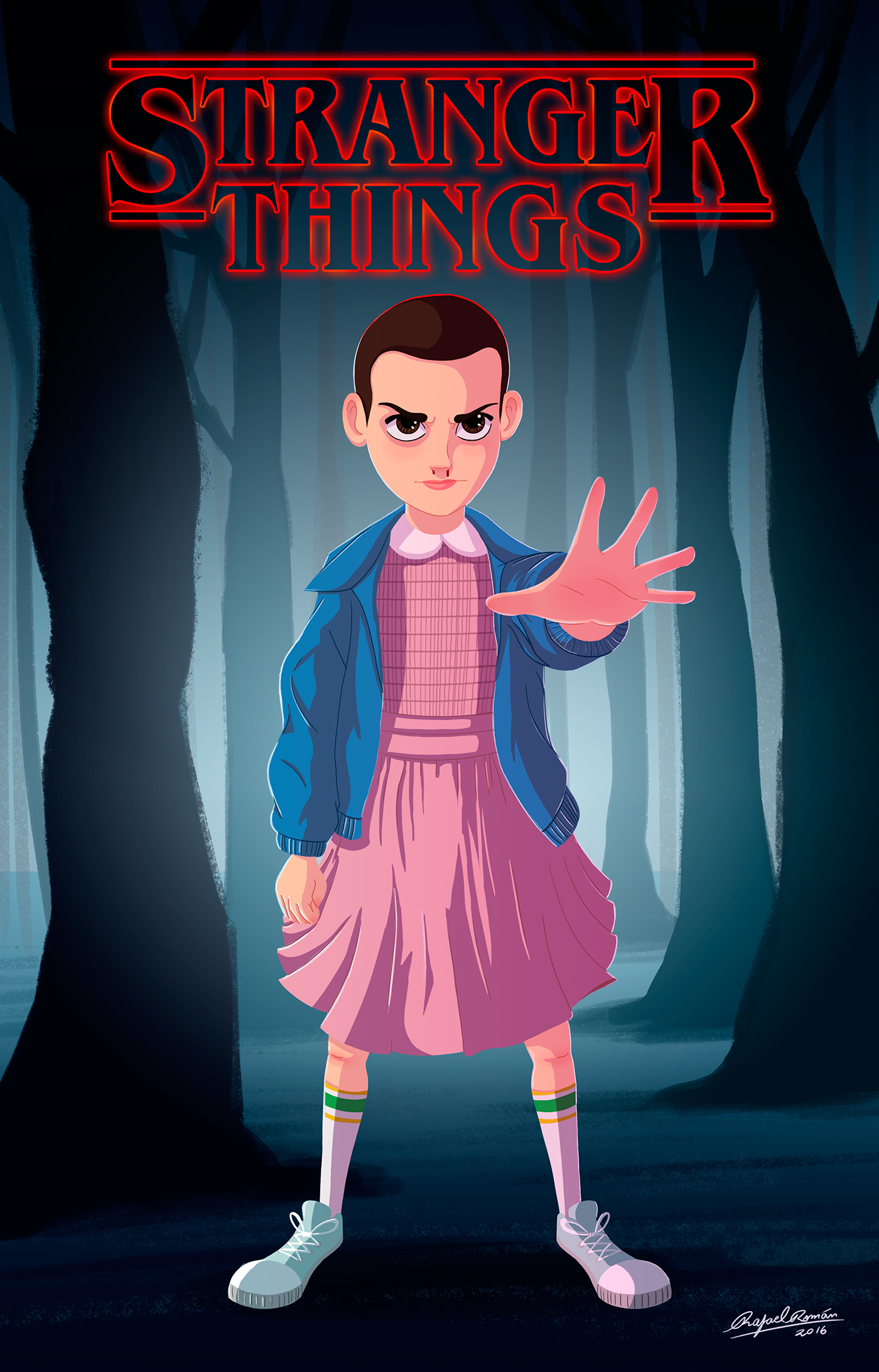 Eleven! Stranger Things! on Behance