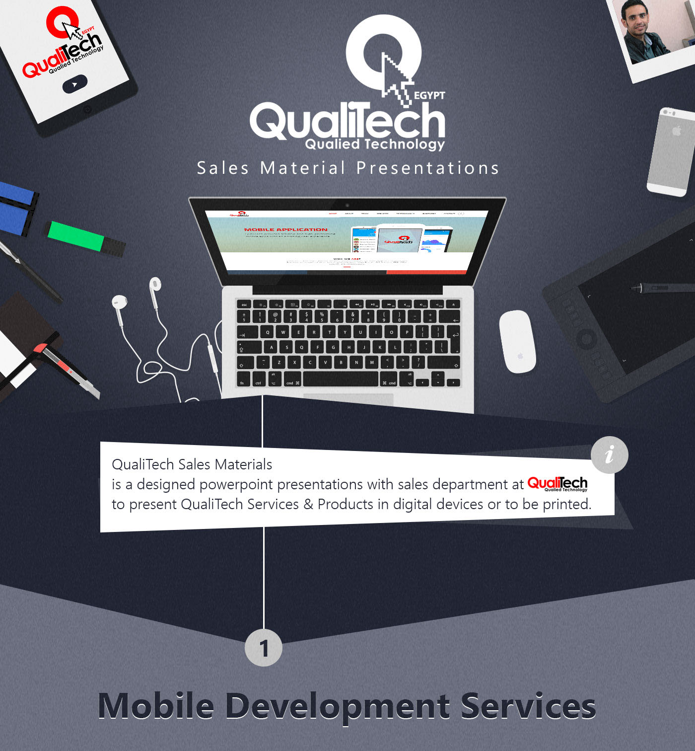 qualitech presentation Powerpoint design sales materials ShowOff Development Solutions