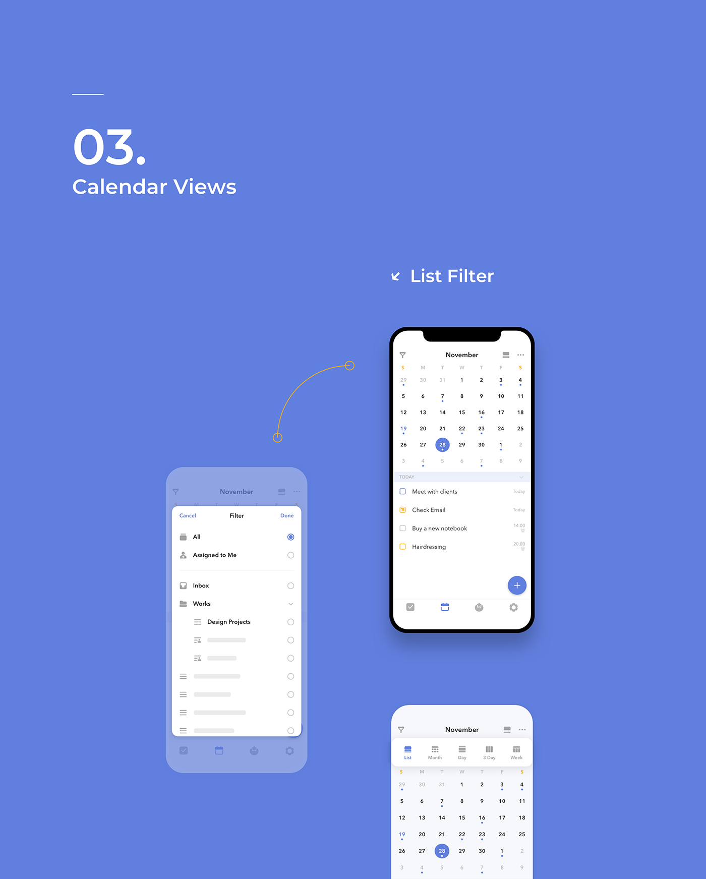 app ios to-do UI ux Interface mobile