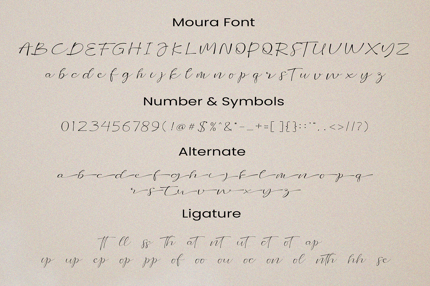 Script modern handwritten callygraphy flawless Original Display typography   classy elegant\