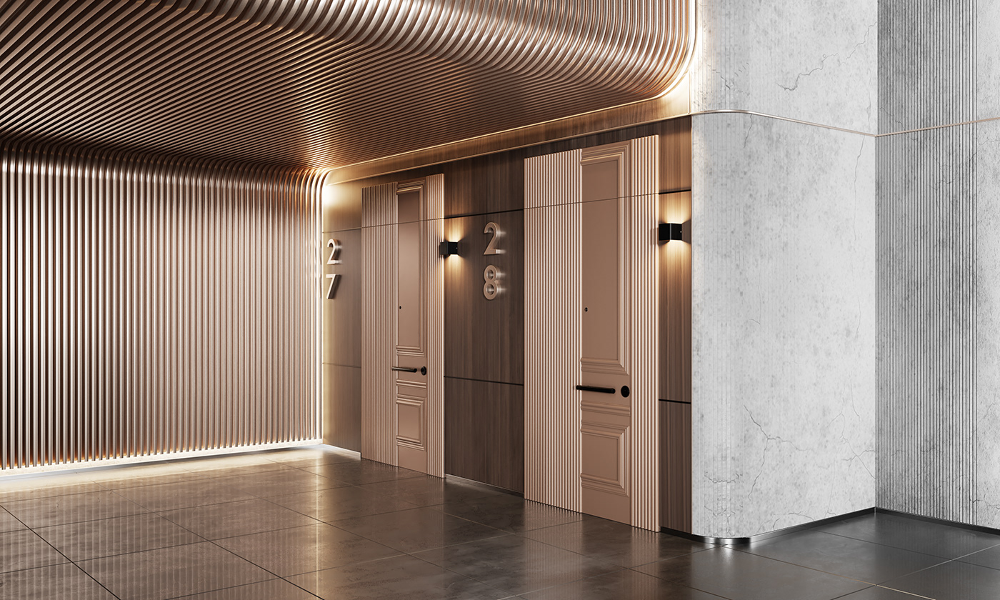 Project door 3D blender modelling Render architecture Interior koleksiyon