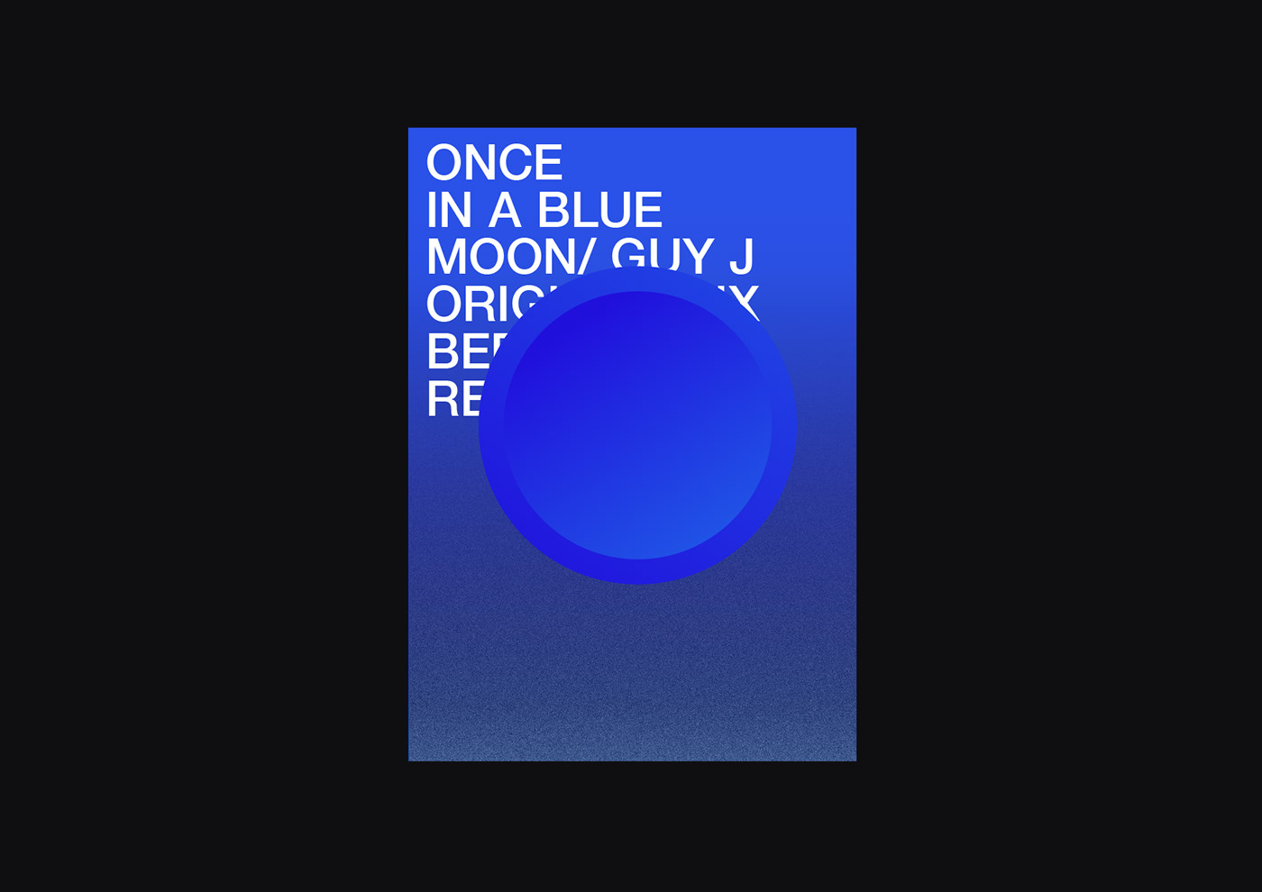 poster type music gradient typography   minimal Collection art editorial