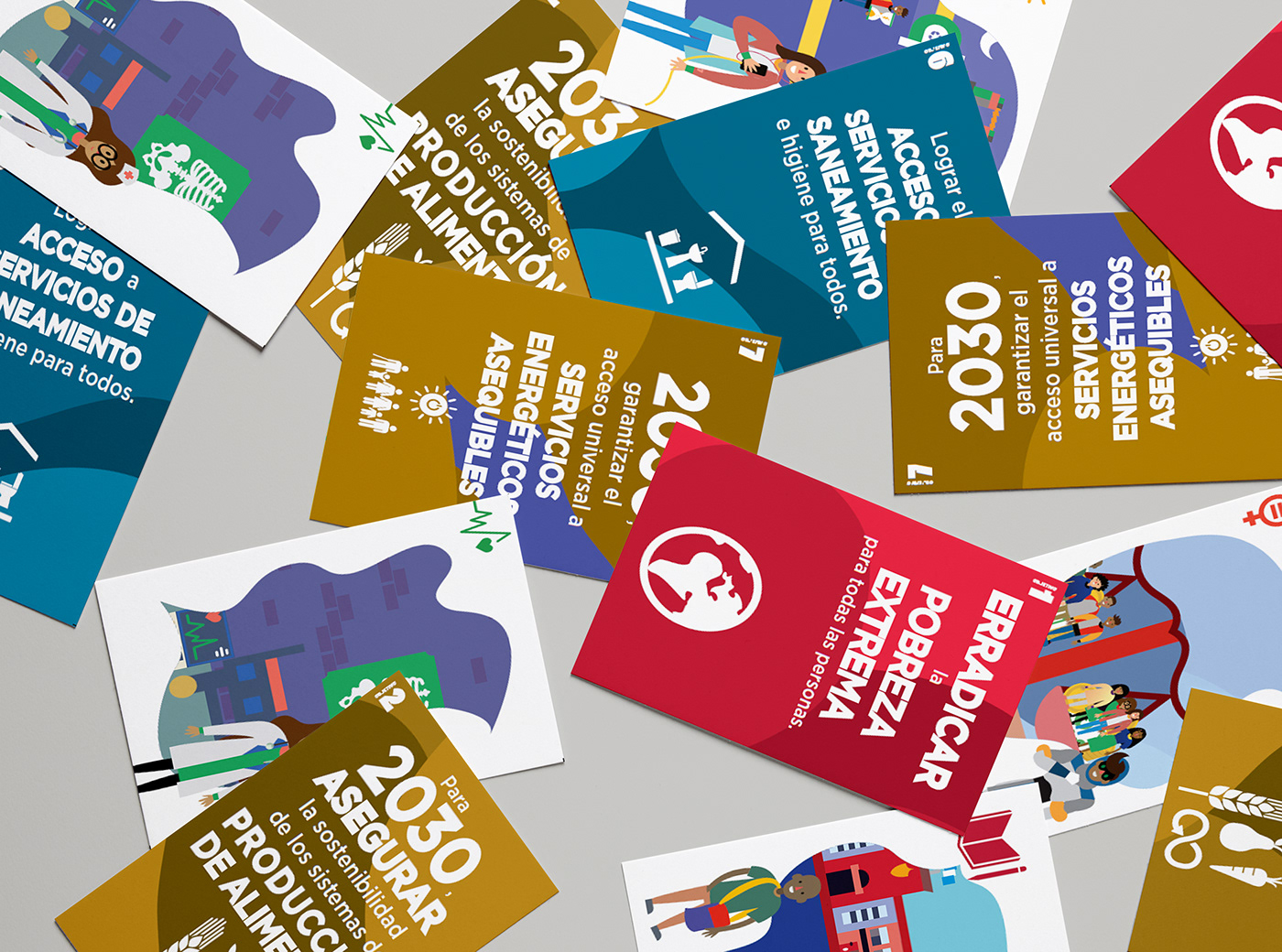Flash Cards Pedagogy ods onu desarrollo sostenible