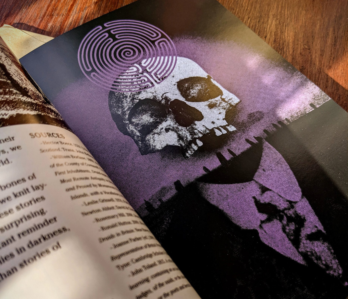 editorial typography   folk-horror Folklore Edwardian vintage Halloween occult magazine book cover