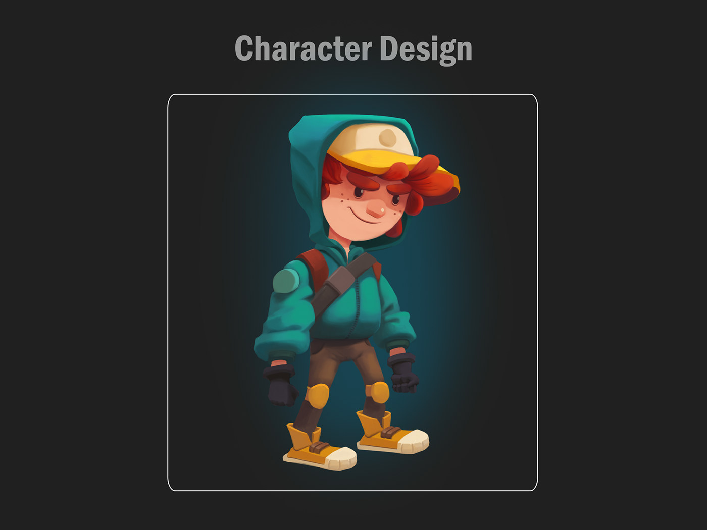 Character design parkour Urban Game Art side scroller concept art 3D Assets character animation Run Cycle