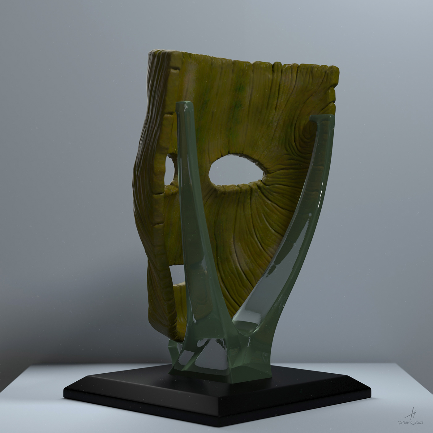 3D 3dsculpture collectible fanart mask Maskara themask