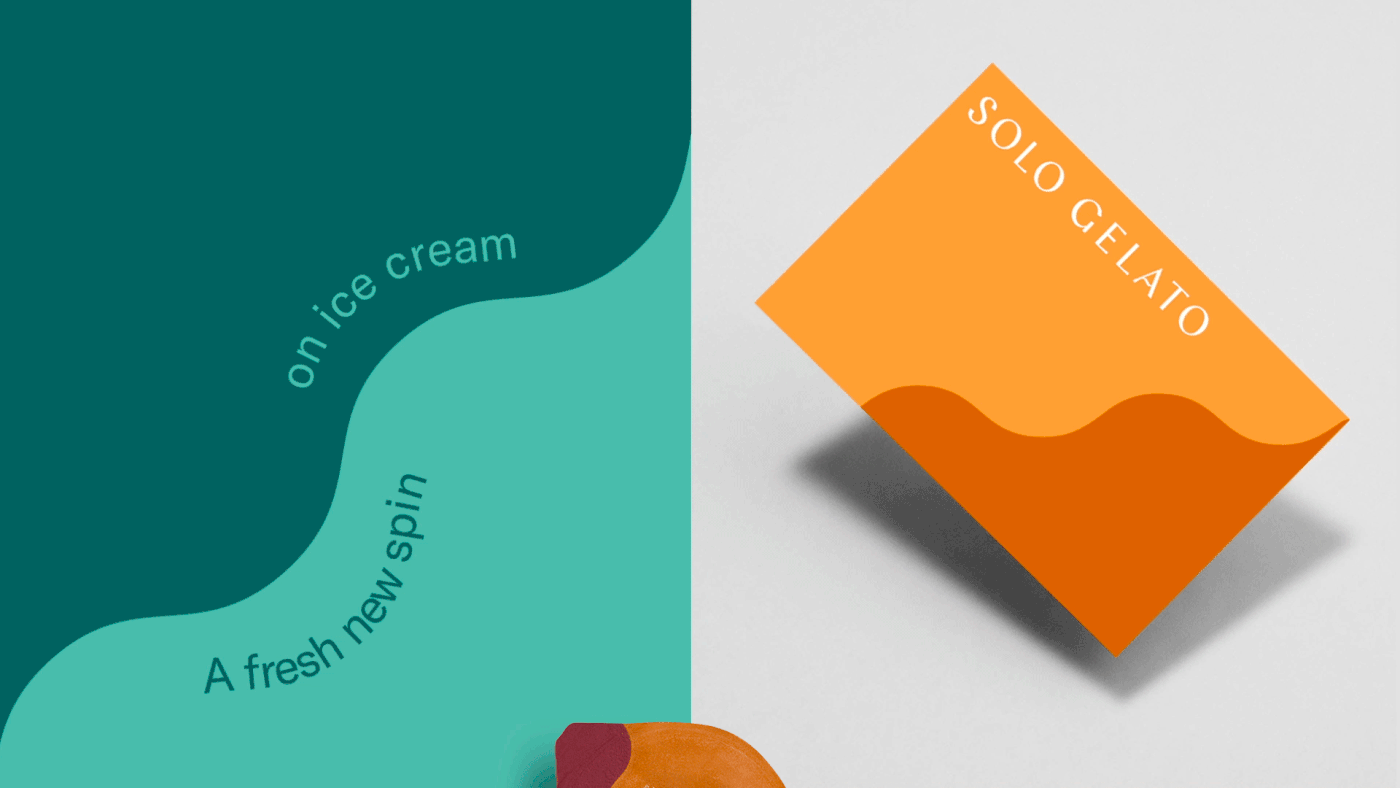 branding  ice cream motion design Packaging UI Sid Lee Solo Gelato