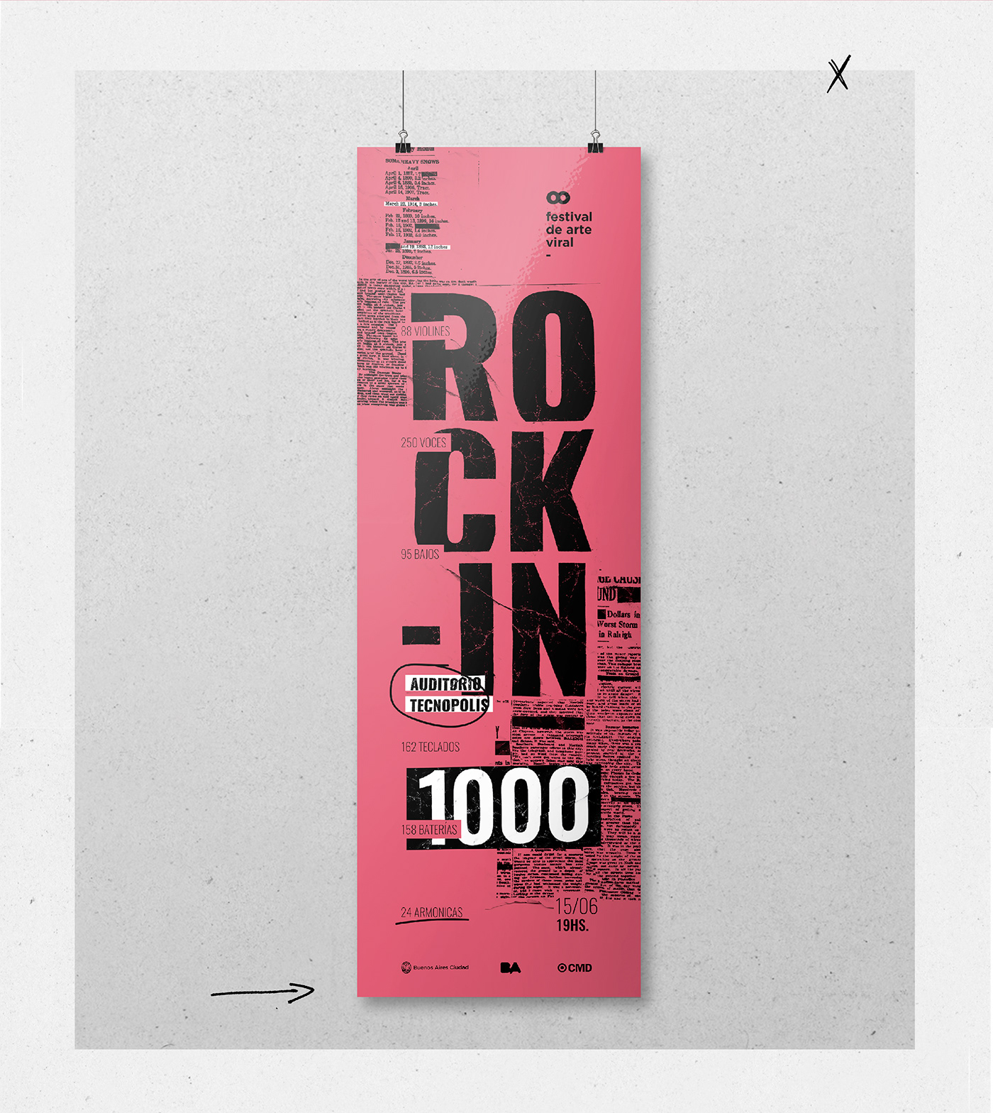 rockin1000 rock live festival concert Internet Viral music guitar Gabriele
