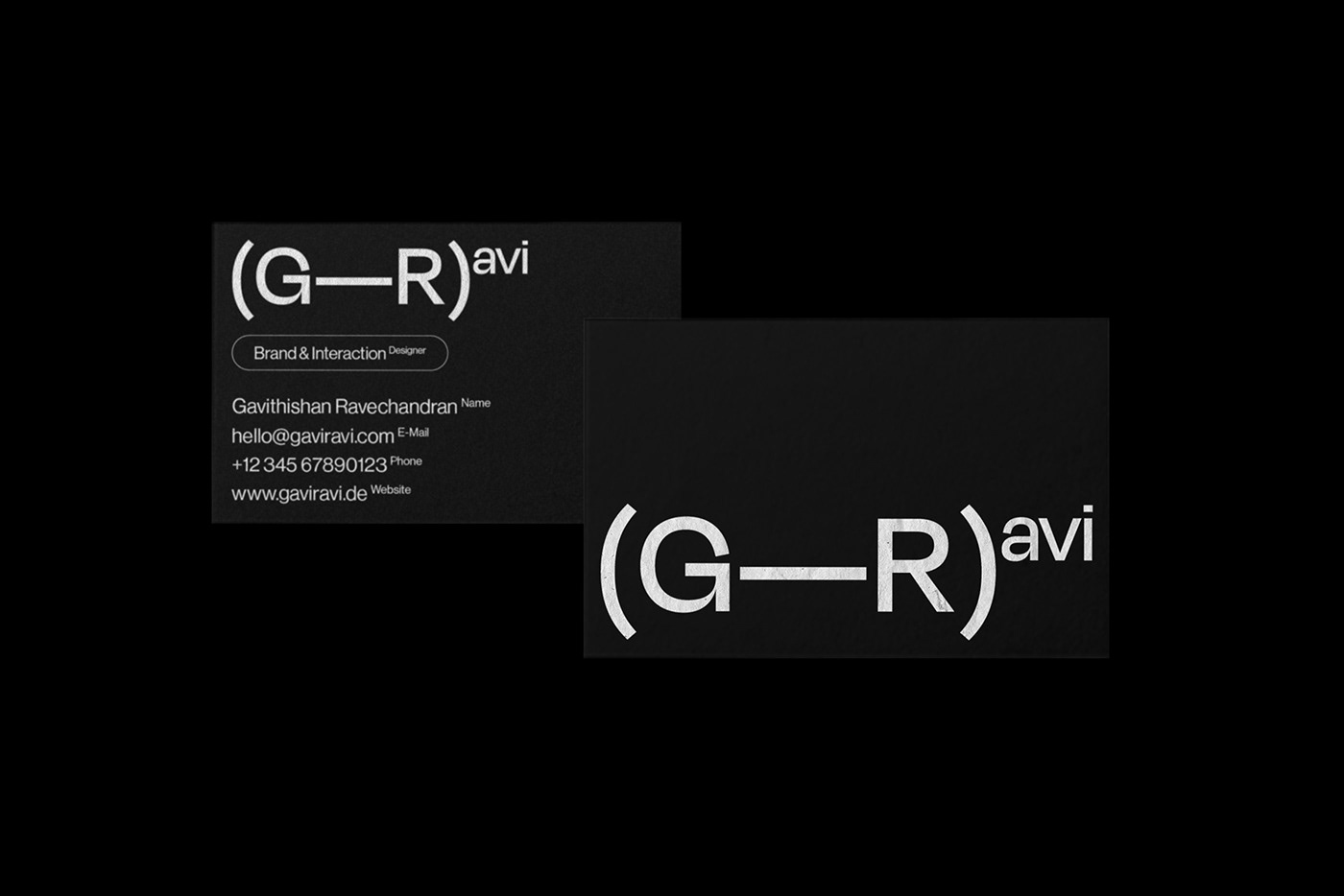 animation  brand identity branding  CI Corporate Identity design editorial design  GaviRavi graphic design  Self-branding
