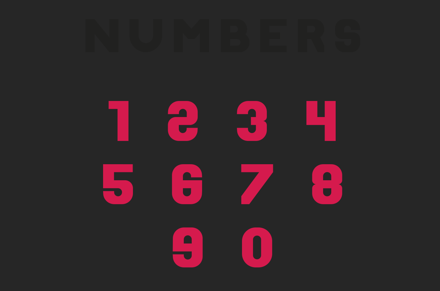 Ziuxoa font on Behance #font #numbers #1234567890, Search by Muzli