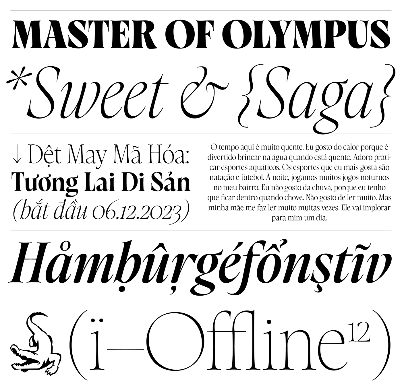type design serif font font design Typeface display font old style vietnam futurefonts loes